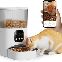 【新品未使用】自動給餌器 猫 犬 自動餌やり機 スマホ連動　タイ...