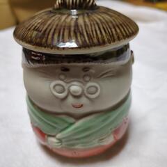 お婆ちゃんの湯呑み　蓋付き