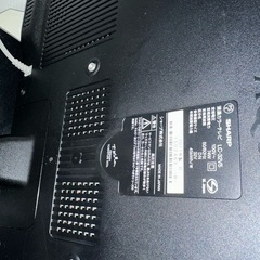 SHARPテレビの画像