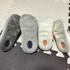 お揃いサンダル(19cm/16cm)の画像