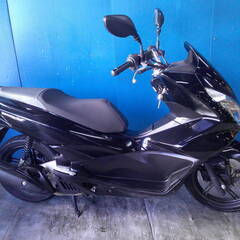 HONDA PCX125-2 黒 エンジン始動動画 自賠保険で乗れます 半額配送キャンペーン 期間限定 現状渡し諸経費￥0- 横浜 P-Yardの画像