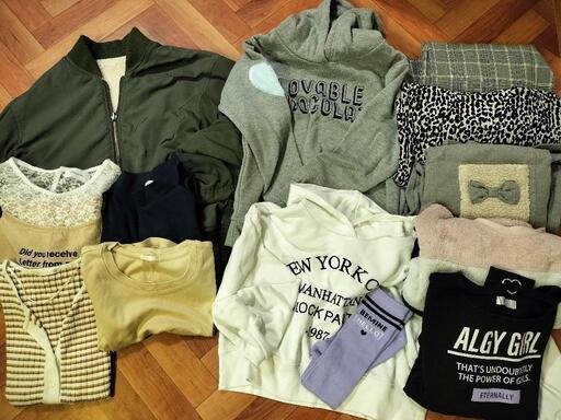 超ポイントアップ祭 140~150女児服まとめ売り13点レピピ、ALGY、GUなど (しげこ トップス