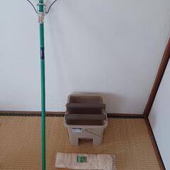 モップ３点セット(モップ・バケツ・モップ替え新品)