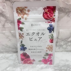 【新品未使用】エクオール サプリ 30日分 エクオルピュア 大豆イソフラボン ヒアルロン酸の画像