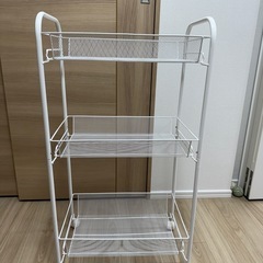 収納ワゴン　キッチンラックの画像