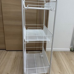収納ワゴン　キッチンラックの画像