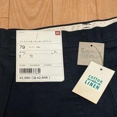 スラックス　新品　ユニクロの画像