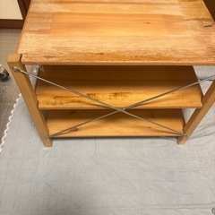 【決定しました】無印良品　棚　木製の画像