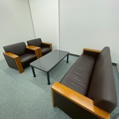 ウチダ　応接ソファ3点セット　Rs28シリーズ ソファー　3人掛...
