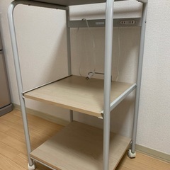 レンジラック　キッチンワゴン レンジ台　キッチン収納の画像