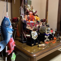 迫力あり！五月人形の画像