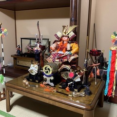 迫力あり！五月人形の画像