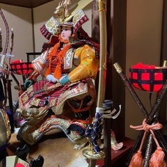 迫力あり！五月人形の画像