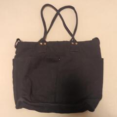 マルチポケットトートバッグ　S (ブラック) ニトリの画像