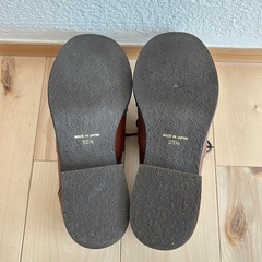 あしながおじさん　本革　ブラウン レザー オックスフォード　レースアップの画像