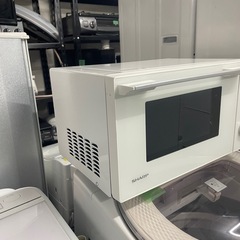 配送可能　保証付き シャープ SHARP 単機能レンジ フラットタイプ 縦開き 17L ホワイト系 ヘルツフリー RE-TS171-Wの画像