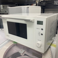 配送可能　保証付き シャープ SHARP 単機能レンジ フラットタイプ 縦開き 17L ホワイト系 ヘルツフリー RE-TS171-Wの画像