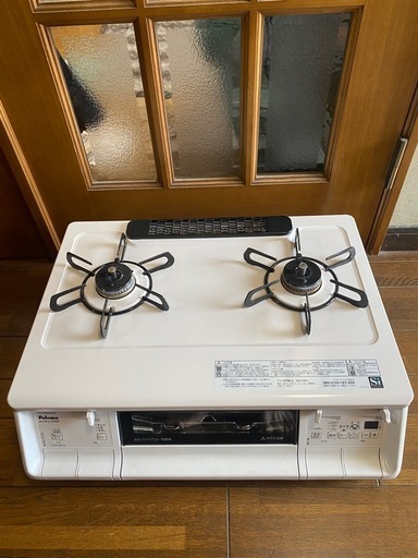 美品2023年パロマ ガスコンロ エブリシェフ　PA-370WHA-R 都市ガス