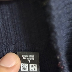 ユニクロ3Dメリノリブワンピースの画像