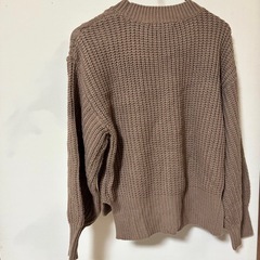 しまむら Avail ニット セーター SUREVE アベイル ブラウン 秋服の画像
