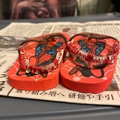 スパイダーマンビーチサンダル
の画像