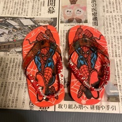 スパイダーマンビーチサンダル
