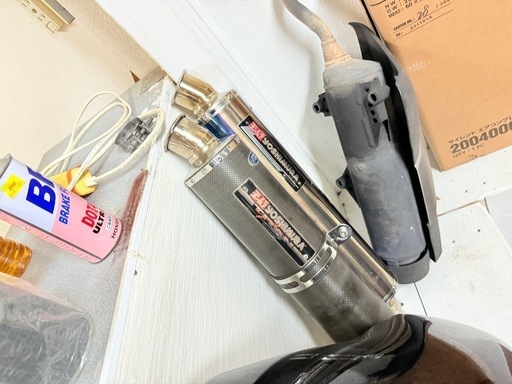 GSF1200 ヨシムラフルエキ 曲がりあり 修正用 gsf1200 ヨシムラ