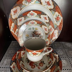 コーヒーカップ、お皿セットの画像