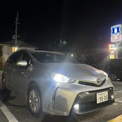 プリウスα　後期4月２日車屋から納車したて