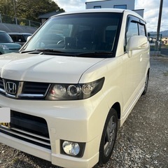 現状渡し特価🎵ホンダ　ゼストスパーク　W　車検令和8年3月まで  スマートキー　ポータブルナビの画像