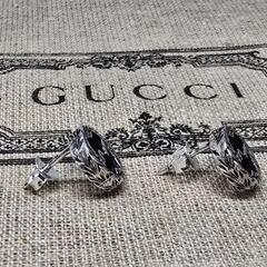 【廃盤品】GUCCI インターロッキングG ピアス 両耳　スタッズの画像