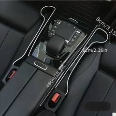 車 隙間クッション センターコンソール隙間埋め 車用座席漏れ防止ストリップ 収納スペース車用 隙間 収納ポケット 取り付けが簡単 便利グッズ 落下防止 運転席&助手席に対応 カー用品の画像