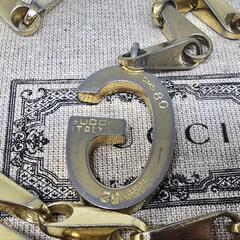【超レア廃盤品】OLD GUCCI チェーン ネックレス ベルトチェーン 重量感 ヴィンテージの画像