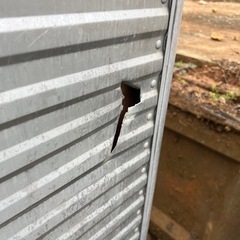シャッター式コンテナ倉庫　物置などに！
の画像