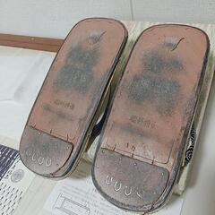 高級雪駄南部表 直付け手縫い革底 補修用踵革付き 化粧箱入り 草履の画像