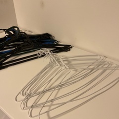 【ハンガー20本セット】プラスチック×10本／ワイヤー×10本の画像