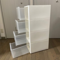 ニトリ　プラスチック4段