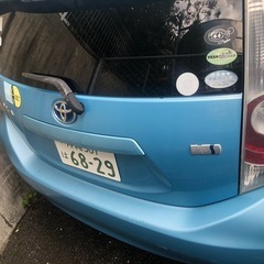 トヨタアクア故障車の画像