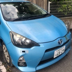 トヨタアクア故障車