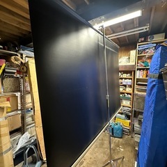 プライスダウン！！学研！ 簡易型大型三脚スクリーン 幕面ホワイトマット仕様の画像