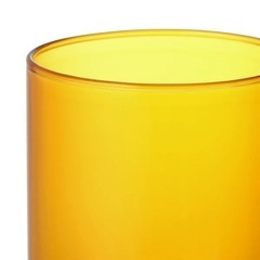 Francfranc フランフラン バイカラー 耐熱グラス マグ アンバー ピンクの画像