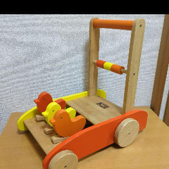 中古 幼児向け手押し車 BABY WALKER PiPi（ニチガ...