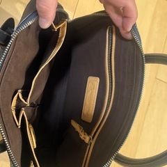 本革鞄 レザーハンドバッグ ゼブー牛革 角シボ型押しの画像
