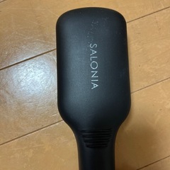 SALONIA ブラック ブラシヘアアイロンの画像
