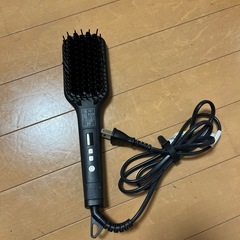 SALONIA ブラック ブラシヘアアイロン