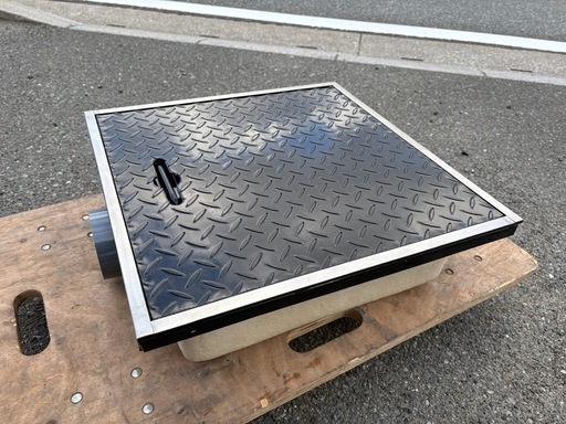 ☆新品 未使用品 浅型グリストラップ TOSC-40R FPR製パイプ流入シリンダー内臓 高さ150ｍｍ 厨房☆