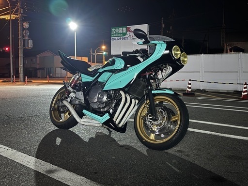 cb400sf族カフェ使用ティファニーブルー cb400sf族カフェティファニー