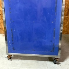 【無料】高知市仁井田より 看板 サインボード キャスター付き 高さ1550×幅550×奥行550mm 現状品 /イベント/案内板の画像
