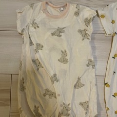 【新生児サイズ】赤ちゃん夏服2着　セレモニードレスの画像