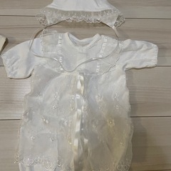 【新生児サイズ】赤ちゃん夏服2着　セレモニードレスの画像